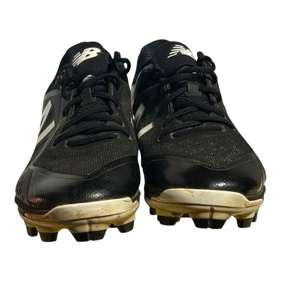New Balance FuelCell COMPv3 Baseball Cleats Men's Size 12.5 Black White Molded - Picture 2 of 8